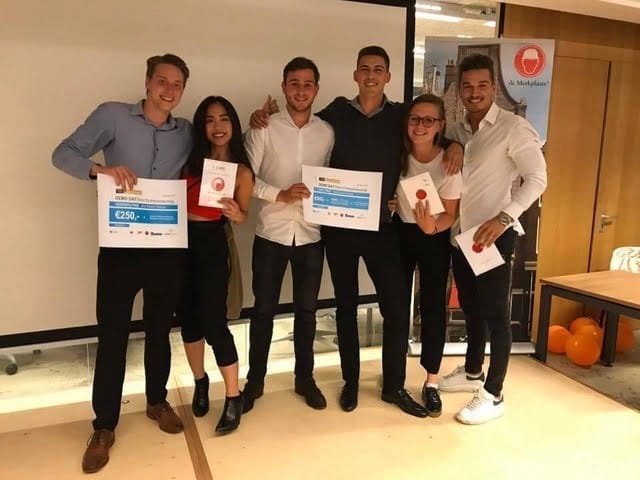 Student startup Knowork wins both pitches at the UvA Minor Entrepreneurship Demo Day