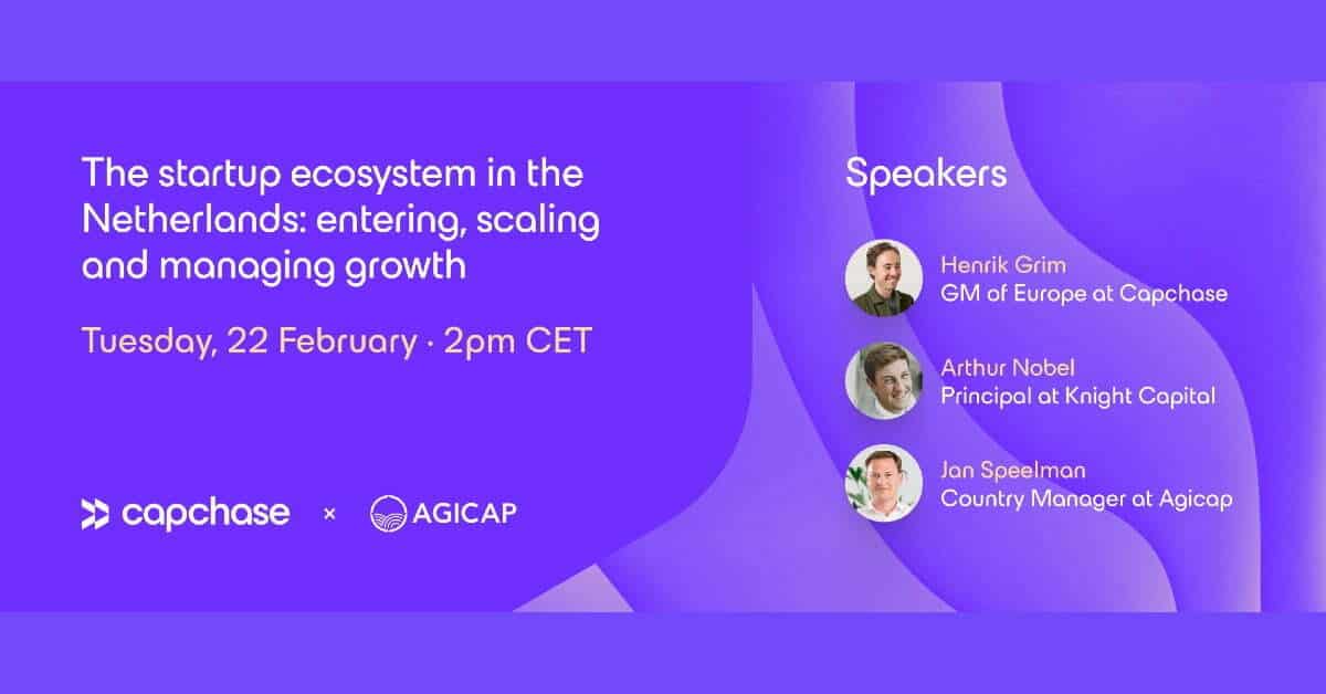 The startup ecosystem in the Netherlands: entering, scaling and managing growth