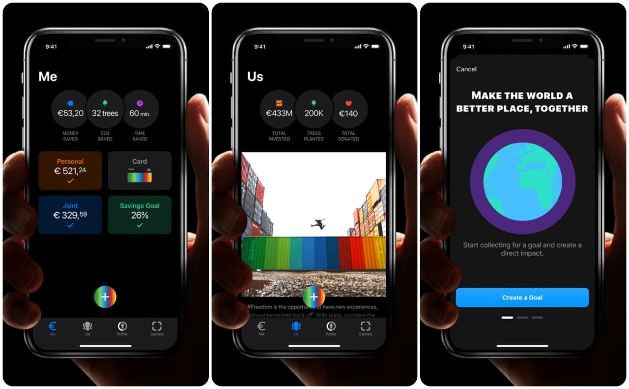 Amsterdam’s Bunq, the Swiss army knife of banking, announces new revamped app with option for donating to charities