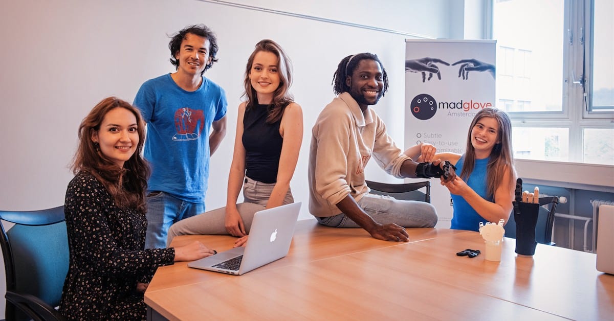 Meet Amsterdam's Madglove, a medical aid startup trying to help stroke patients overcome hand spasticity
