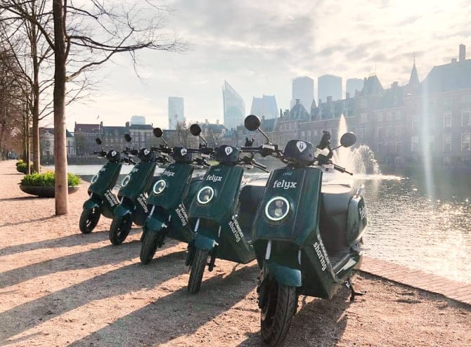 The greenest sharable e-scooters from Amsterdam enter The Hague: Here's how to use it!