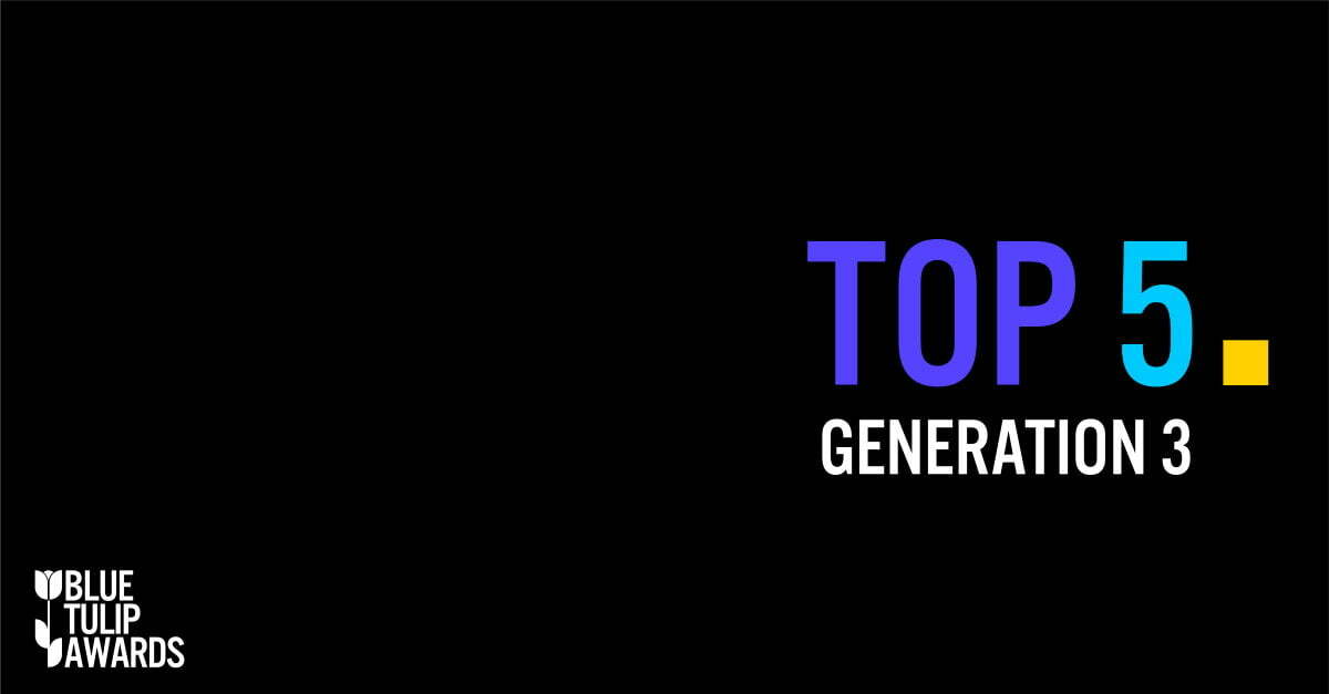 These innovations are the 5 finalists in Generation 3 of the Blue Tulip Awards