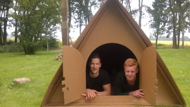 Deze Amsterdamse startup maakt verrassende tenten van karton