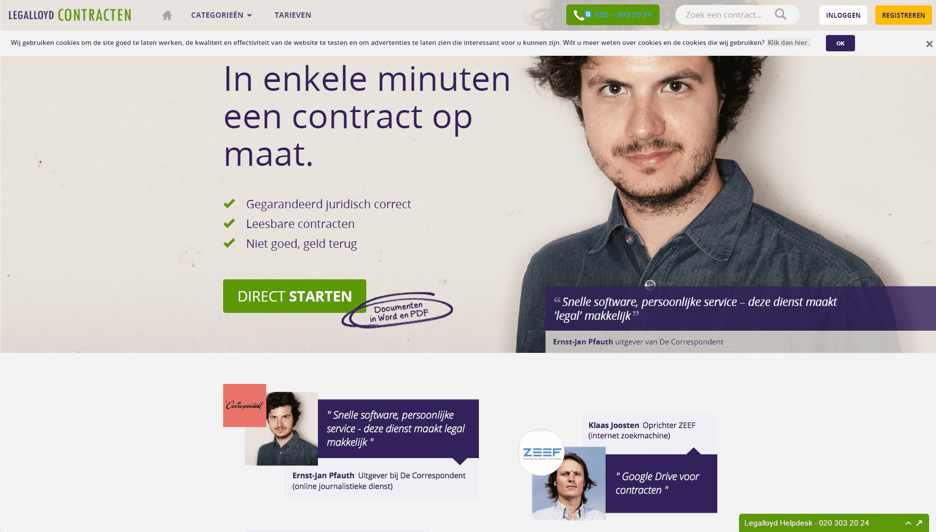 Half miljoen euro voor Amsterdamse legal tech startup van ondermeer Marco Aarnink