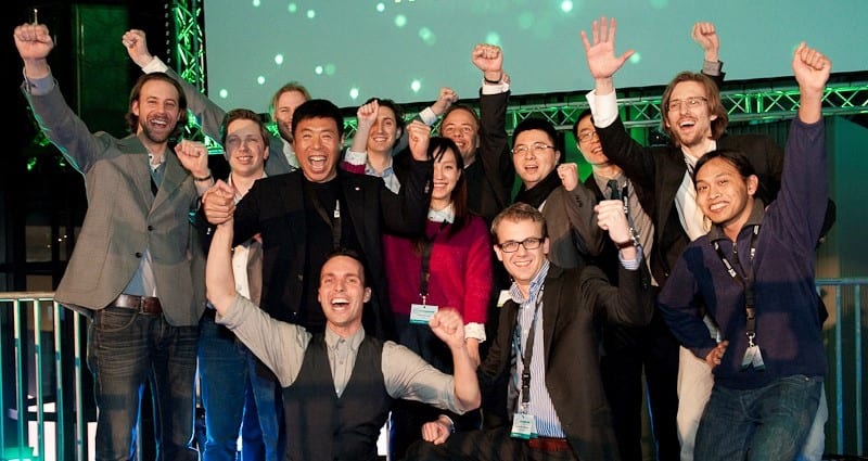 Bijzondere apotheose van #SBCDemoDay: Chinees investeert miljoen op podium