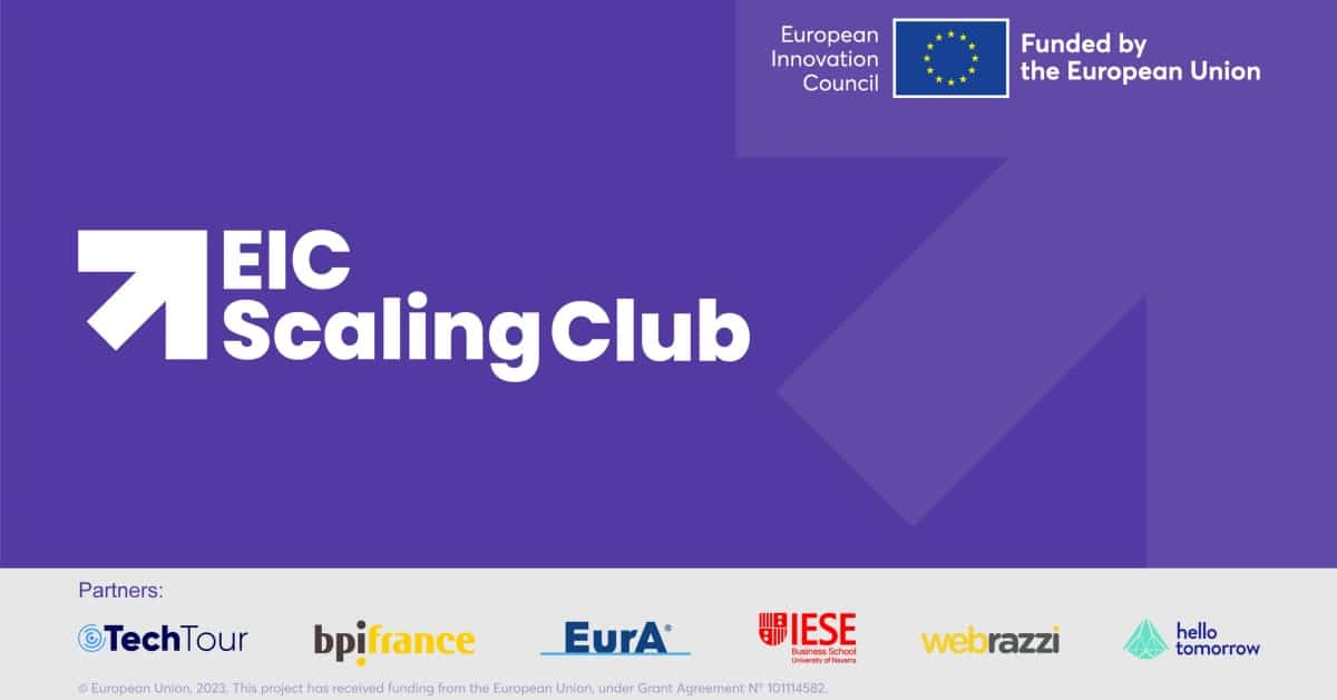 Meet the 48 companies joining the EIC Scaling Club to boost European deep tech scale-up ecosystem