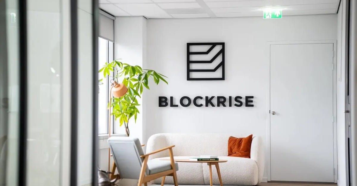 Rotterdam’s regulated crypto asset manager Blockrise raises €2M to grow and expand its team 