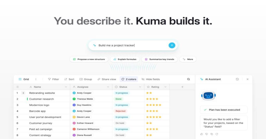 Baserow 2 AI builder